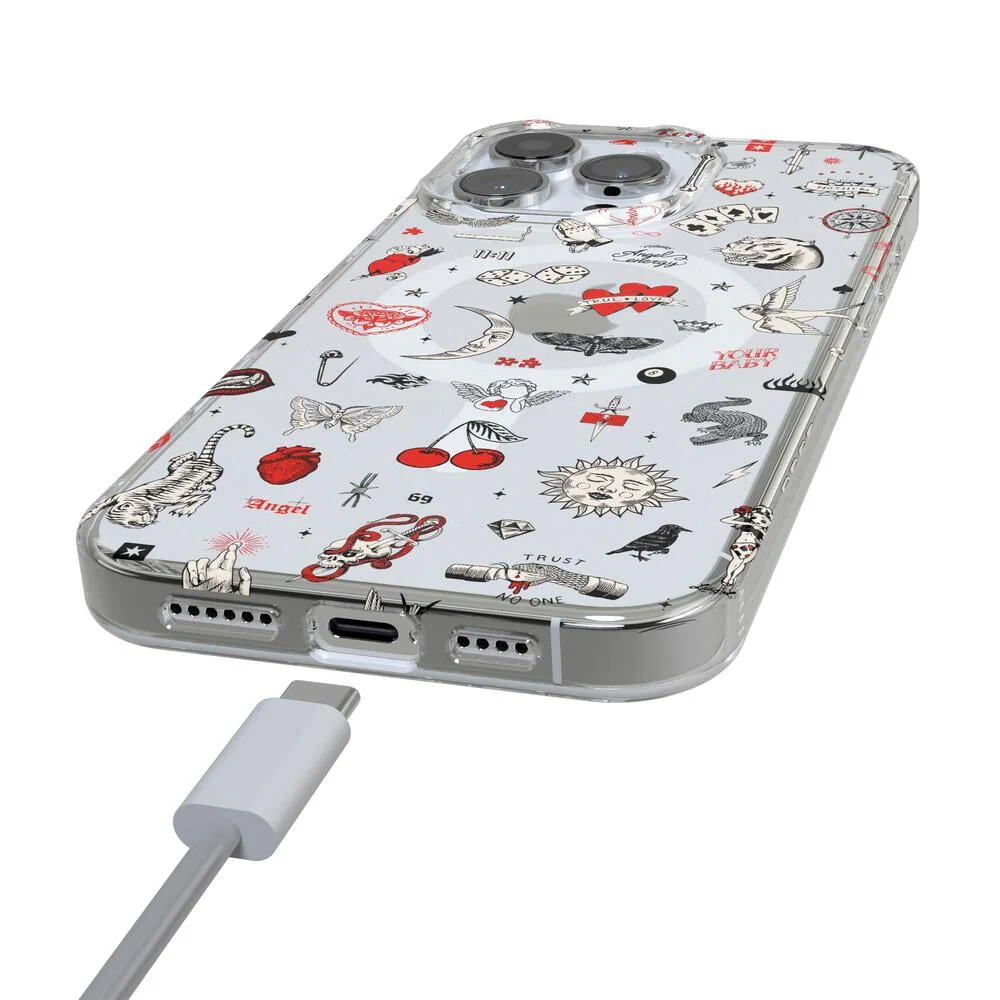 Not a Phase | Clear Flash Tattoo Case - Image 17