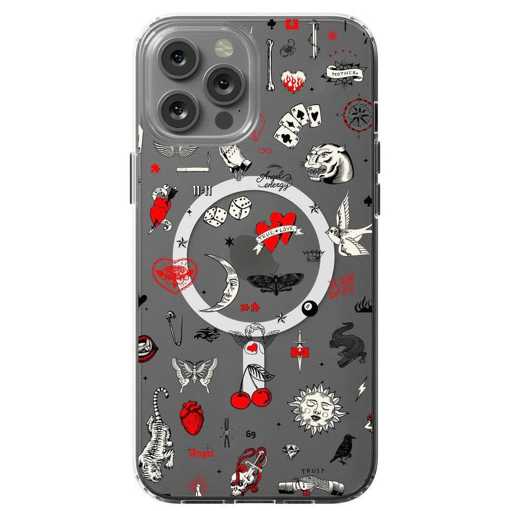 Not a Phase | Clear Flash Tattoo Case - Image 21