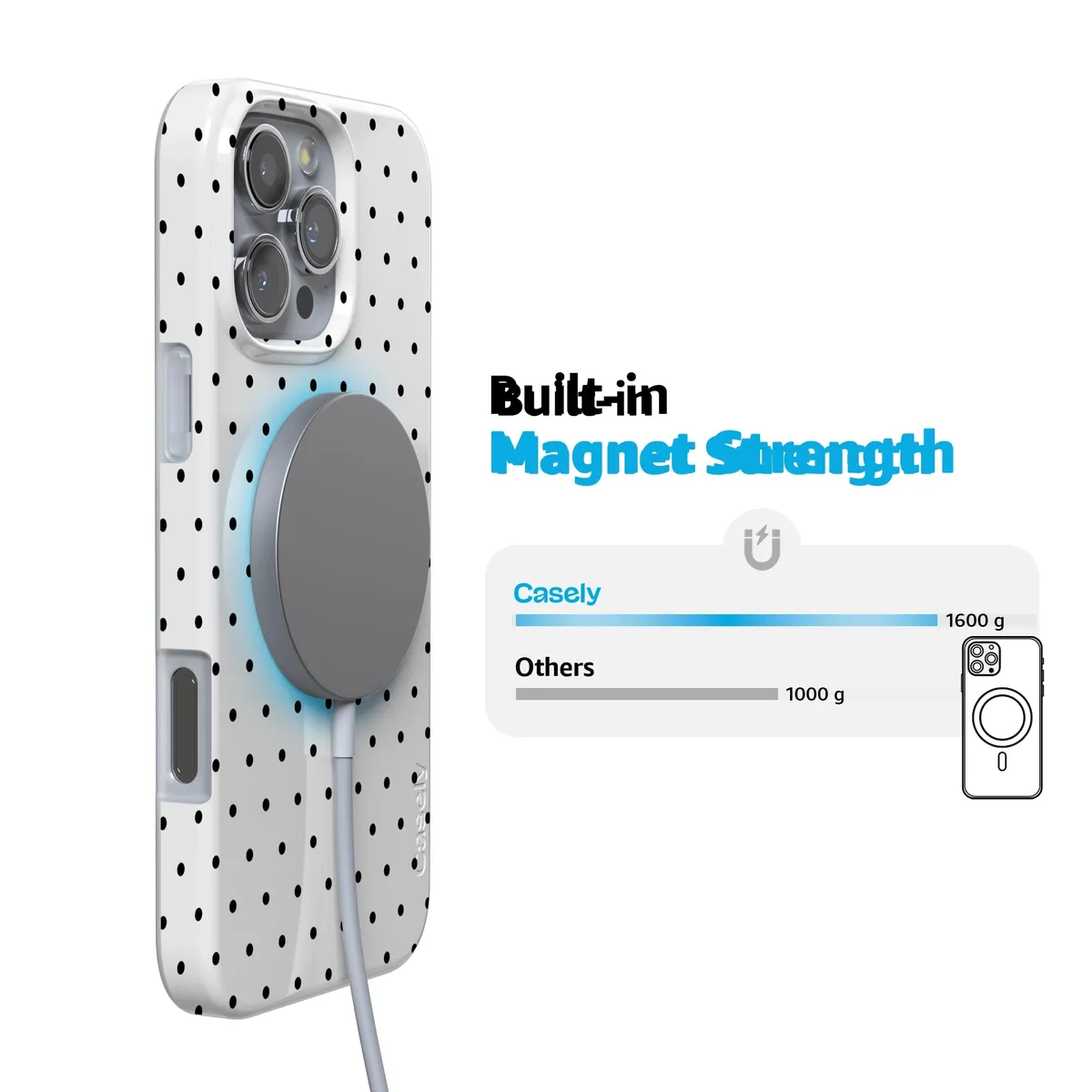 On the Dot | Black Polka Dot Case - Image 123