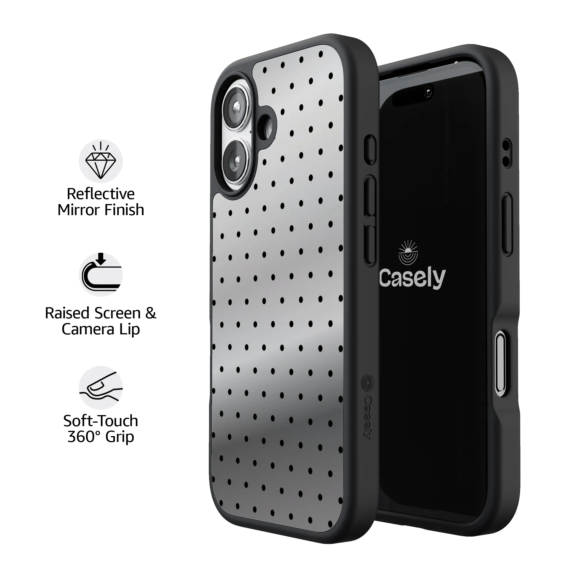 On the Dot | Black Polka Dot Case - Image 197