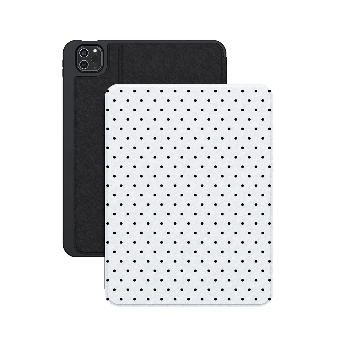 On the Dot | Black Polka Dot iPad Case - Image 17