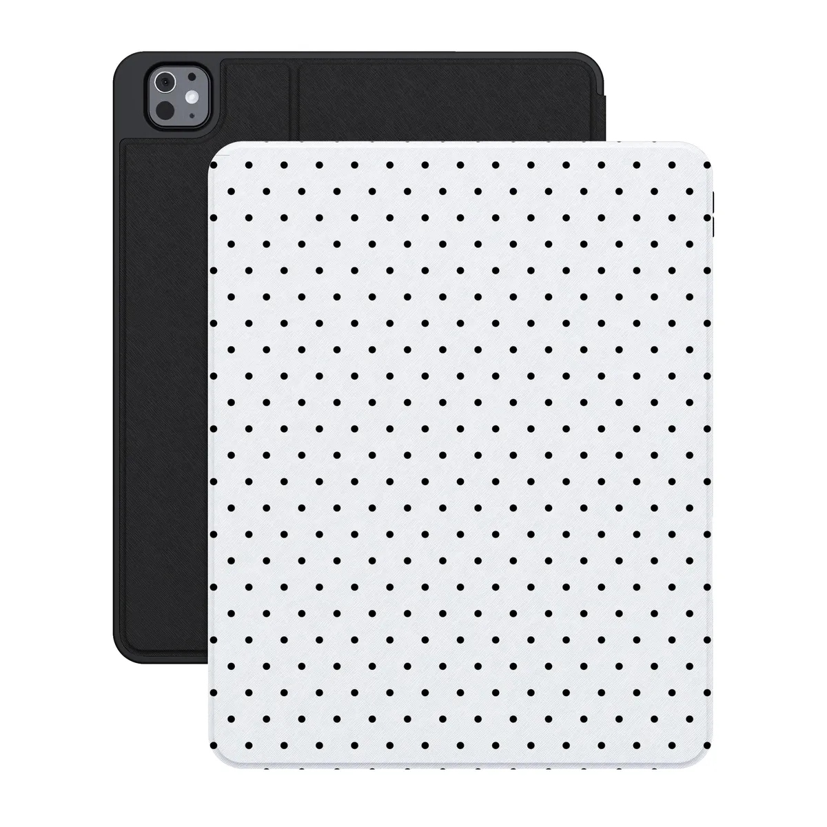 On the Dot | Black Polka Dot iPad Case - Image 33