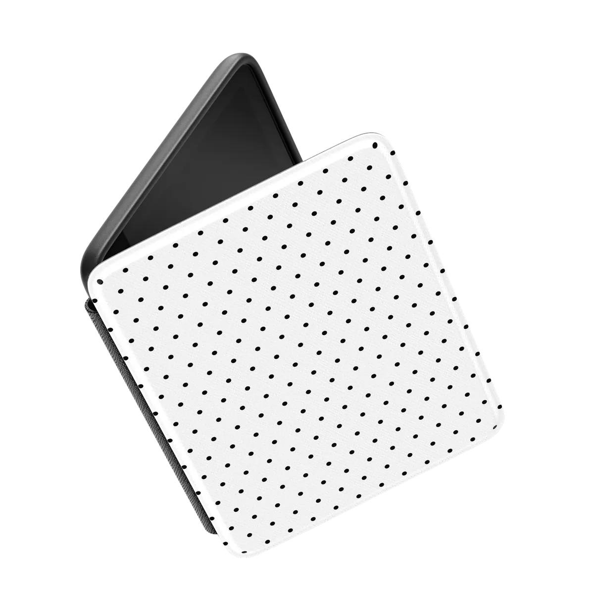 On the Dot | Black Polka Dot Kindle Case - Image 7
