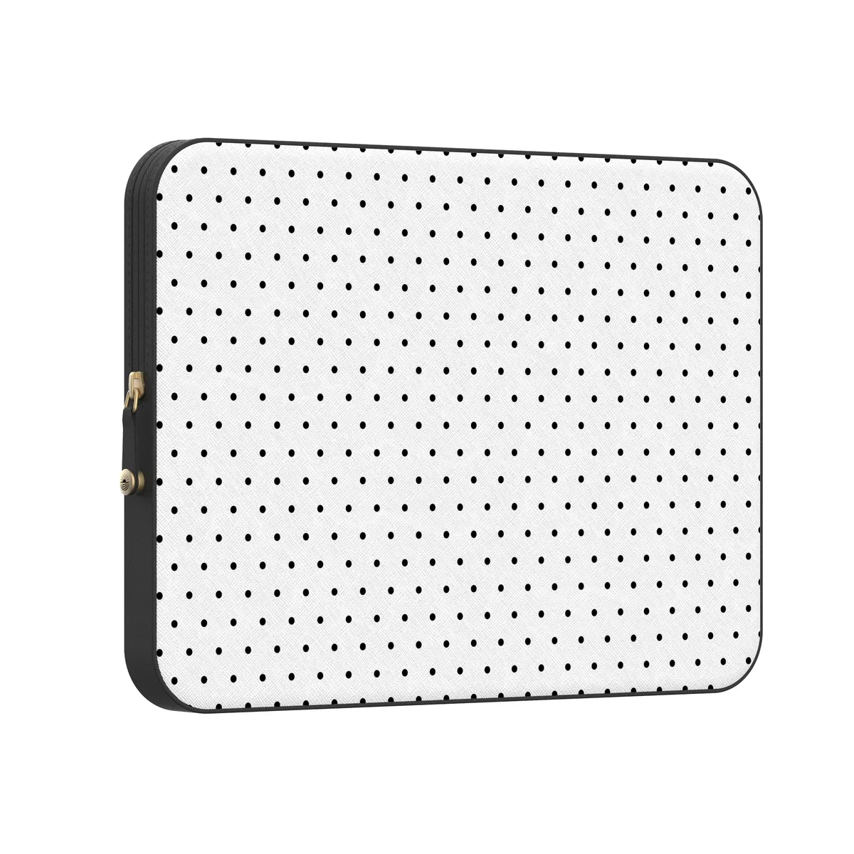 On the Dot | Black Polka Dot Laptop Case - Image 11