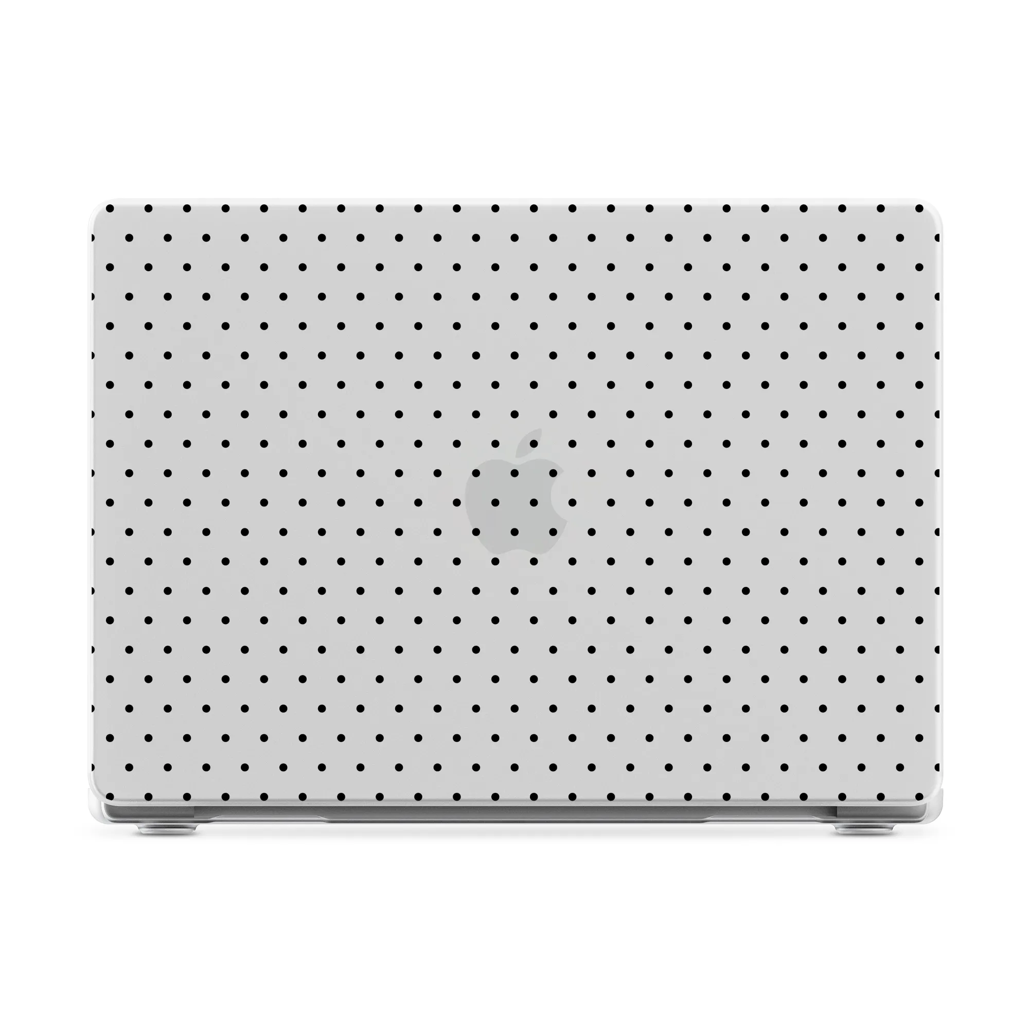 On the Dot | Black Polka Dot Laptop Shell