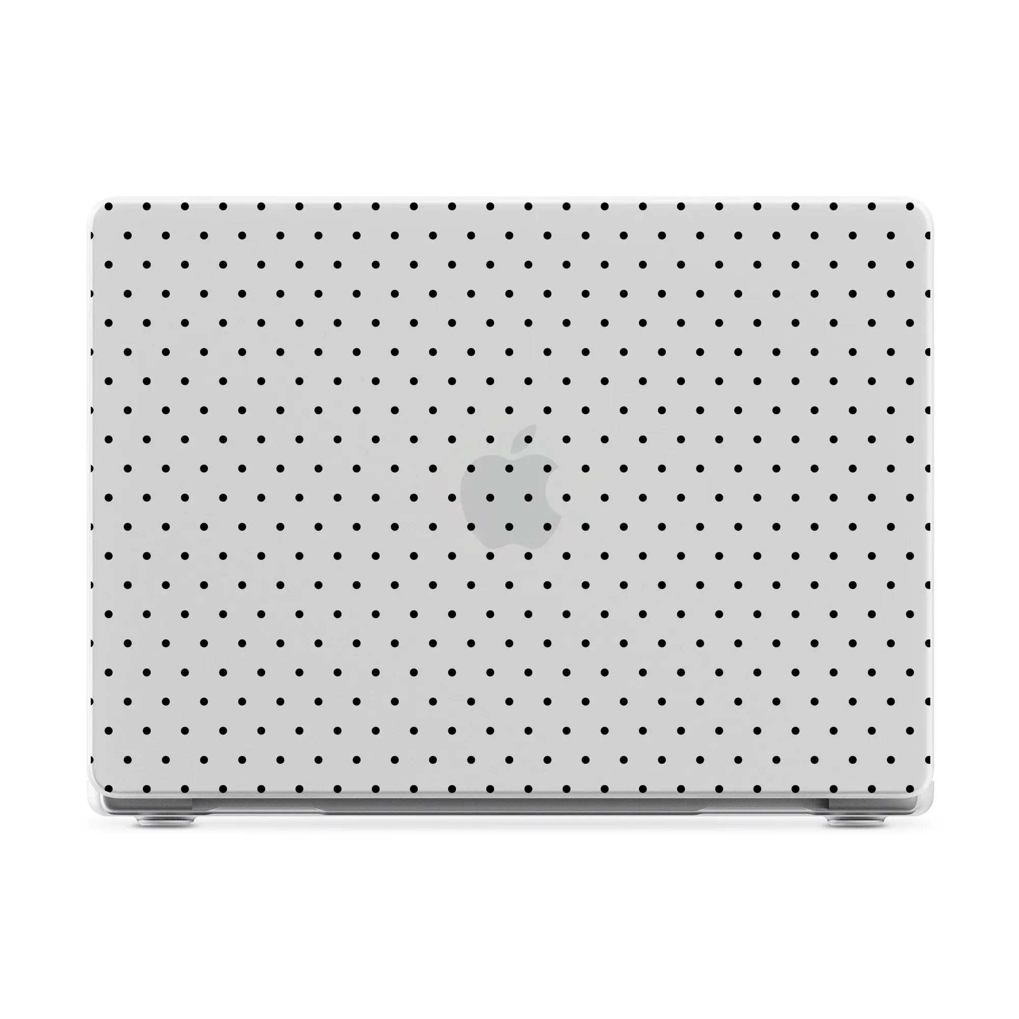 On the Dot | Black Polka Dot Laptop Shell - Image 13