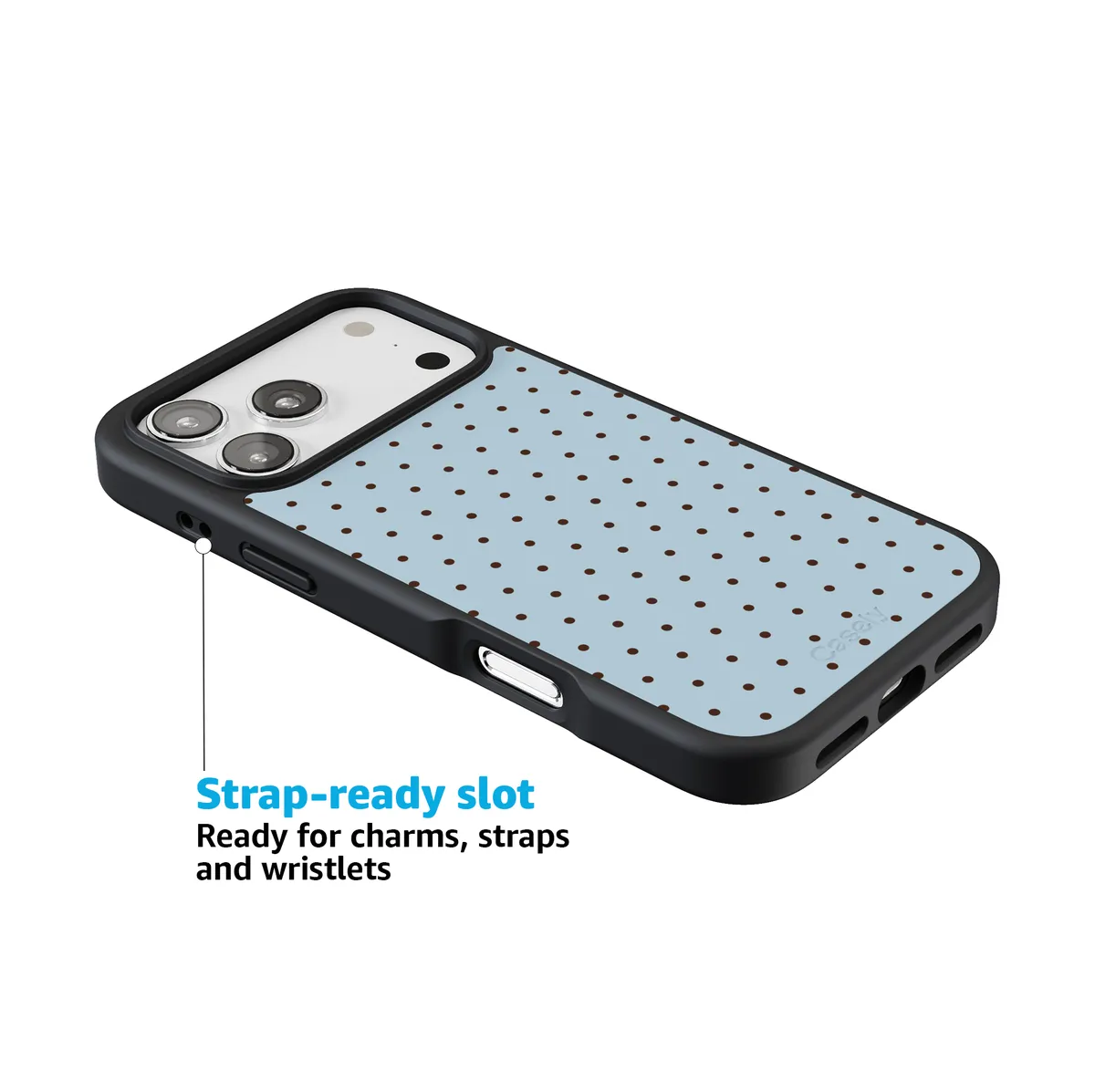 On the Dot | Blue Polka Dot Case - Image 172