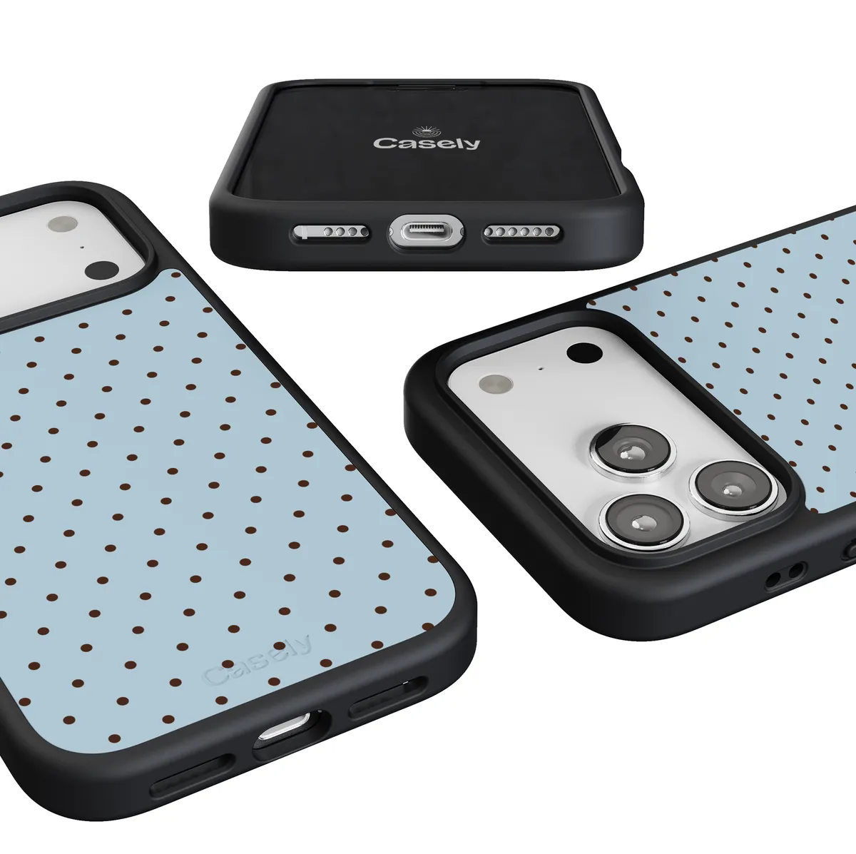 On the Dot | Blue Polka Dot Case - Image 174