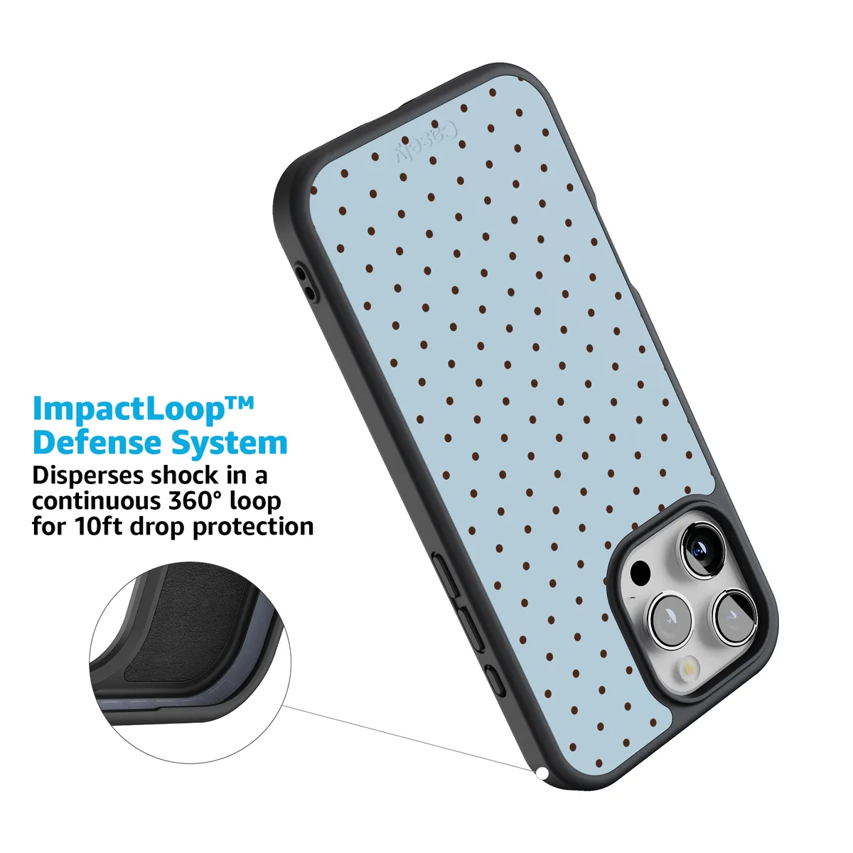 On the Dot | Blue Polka Dot Case - Image 199
