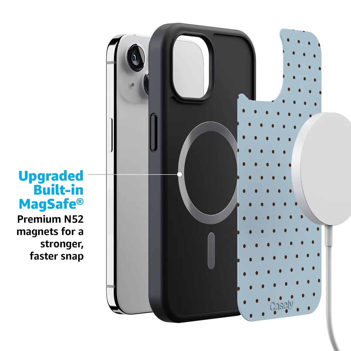 On the Dot | Blue Polka Dot Case - Image 225