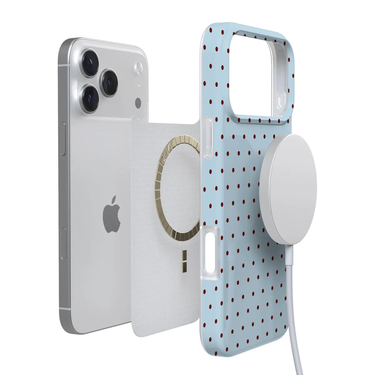 On the Dot | Blue Polka Dot Case - Image 80