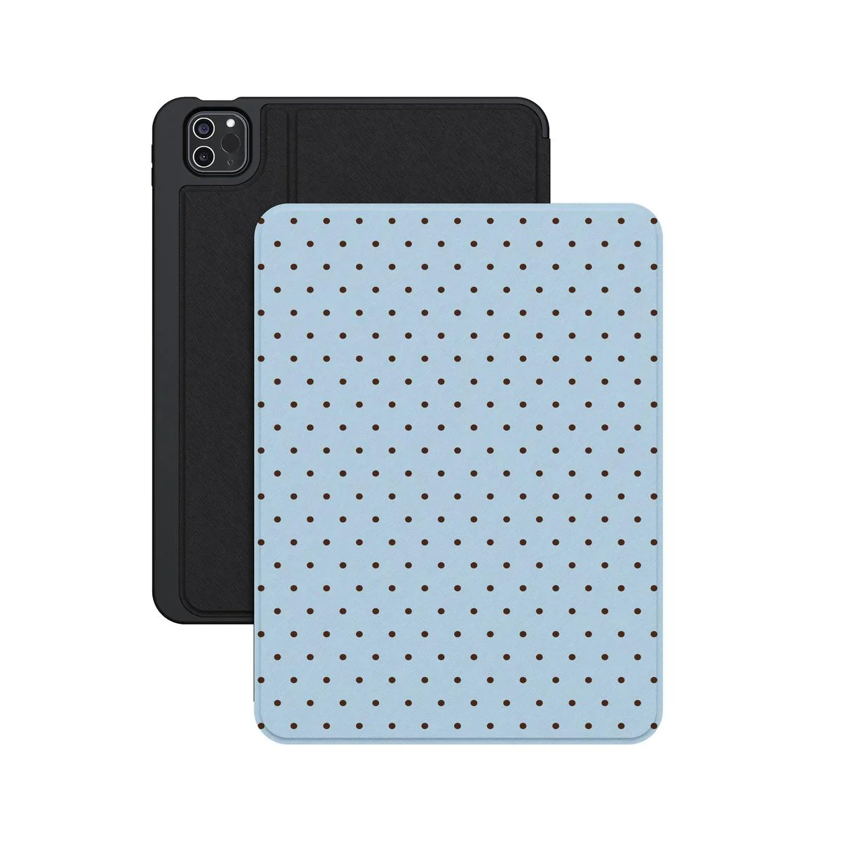 On the Dot | Blue Polka Dot iPad Case - Image 9