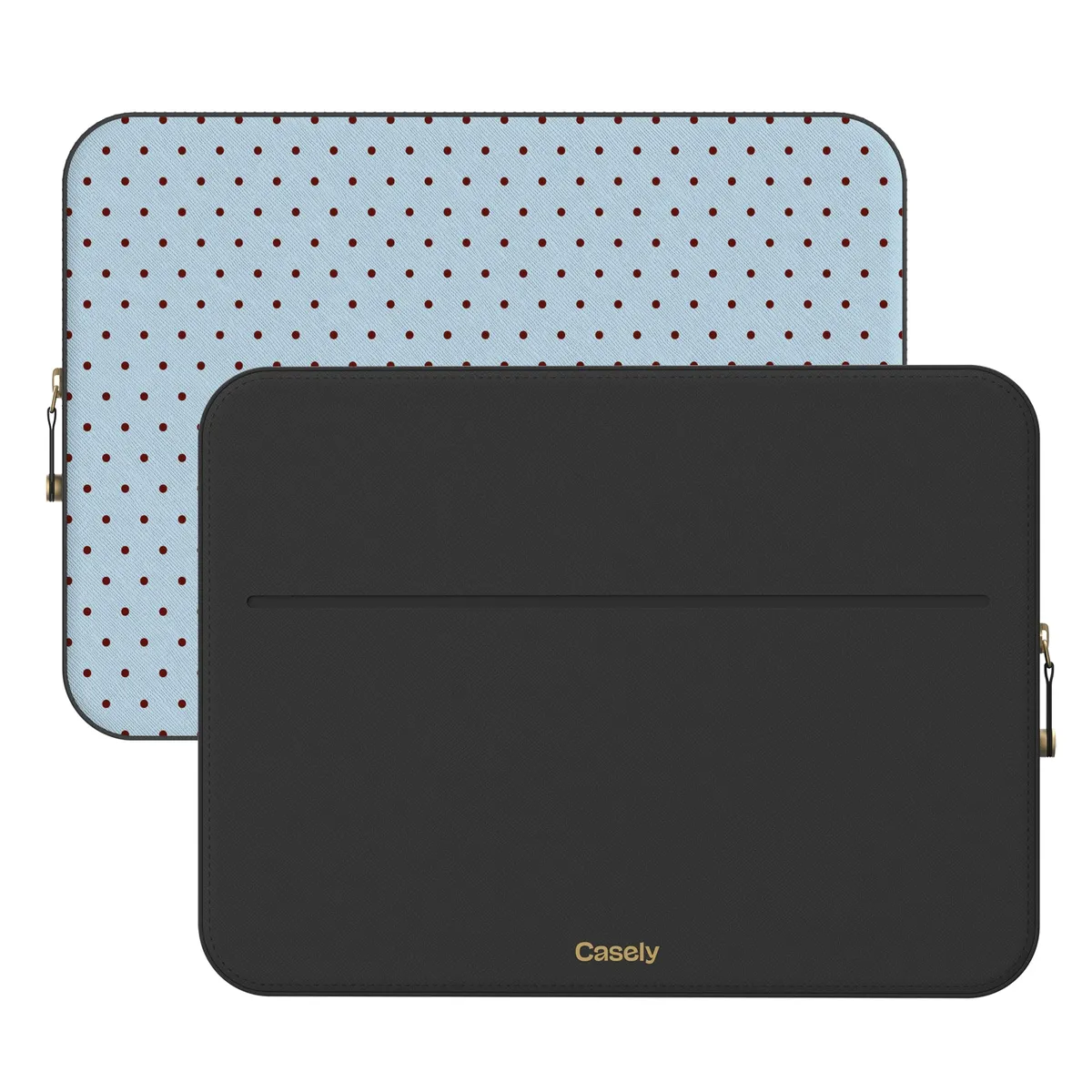 On the Dot | Blue Polka Dot Laptop Case - Image 12