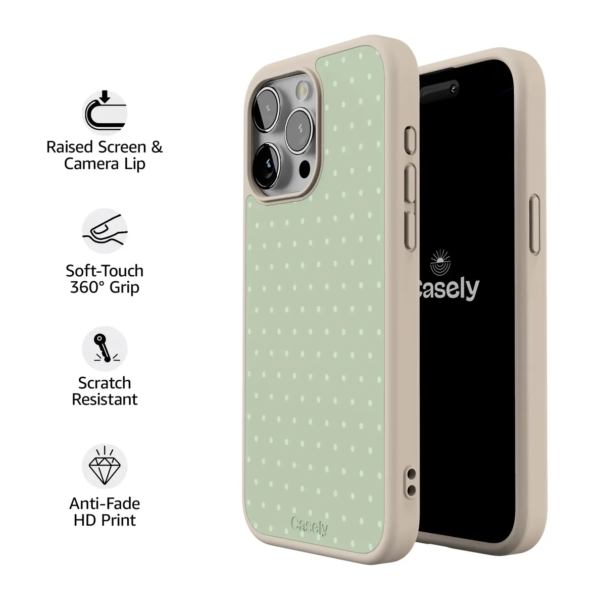 On the Dot | Green Polka Dot Case - Image 167