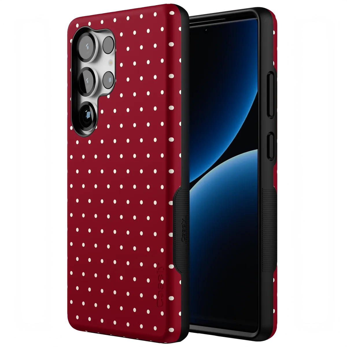 On the Dot | Maroon Polka Dot Case - Image 104