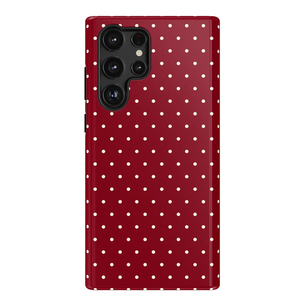 On the Dot | Maroon Polka Dot Case - Image 139