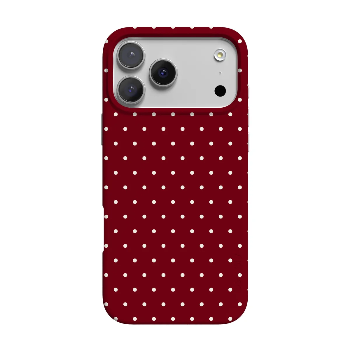On the Dot | Maroon Polka Dot Case - Image 156