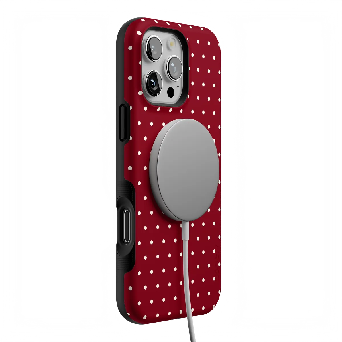 On the Dot | Maroon Polka Dot Case - Image 34