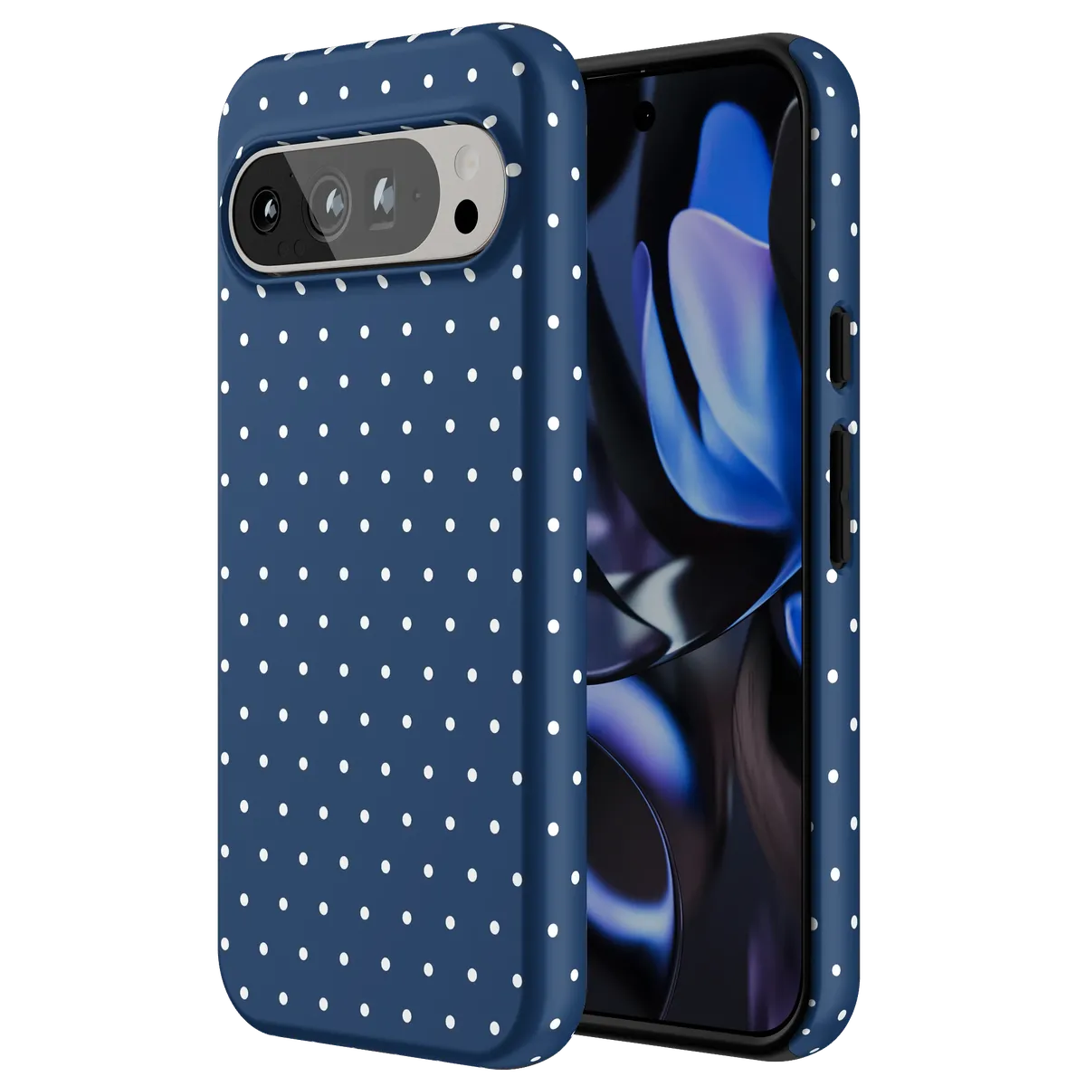 On the Dot | Navy Polka Dot Case - Image 112
