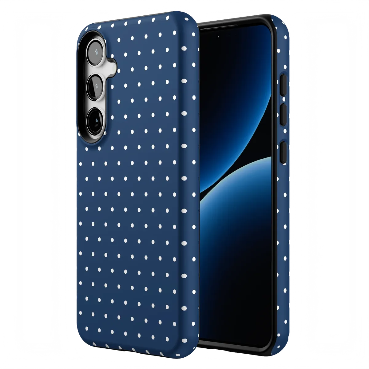 On the Dot | Navy Polka Dot Case - Image 128