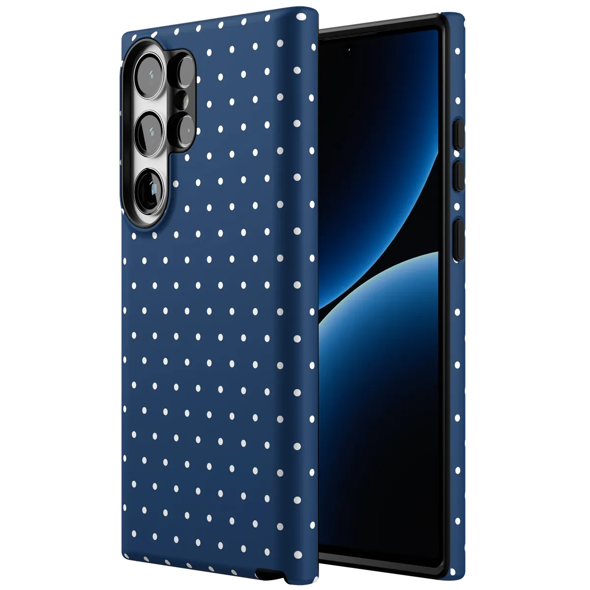 On the Dot | Navy Polka Dot Case - Image 134