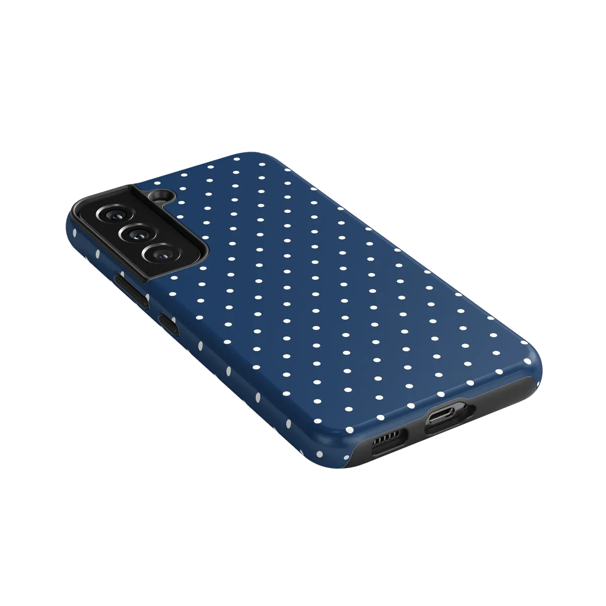 On the Dot | Navy Polka Dot Case - Image 147