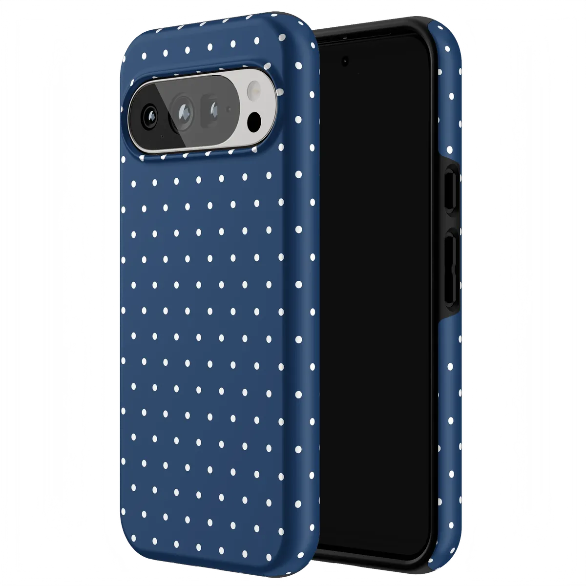 On the Dot | Navy Polka Dot Case - Image 156