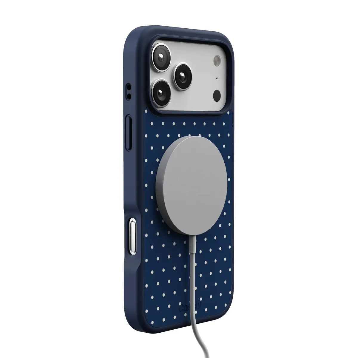 On the Dot | Navy Polka Dot Case - Image 165