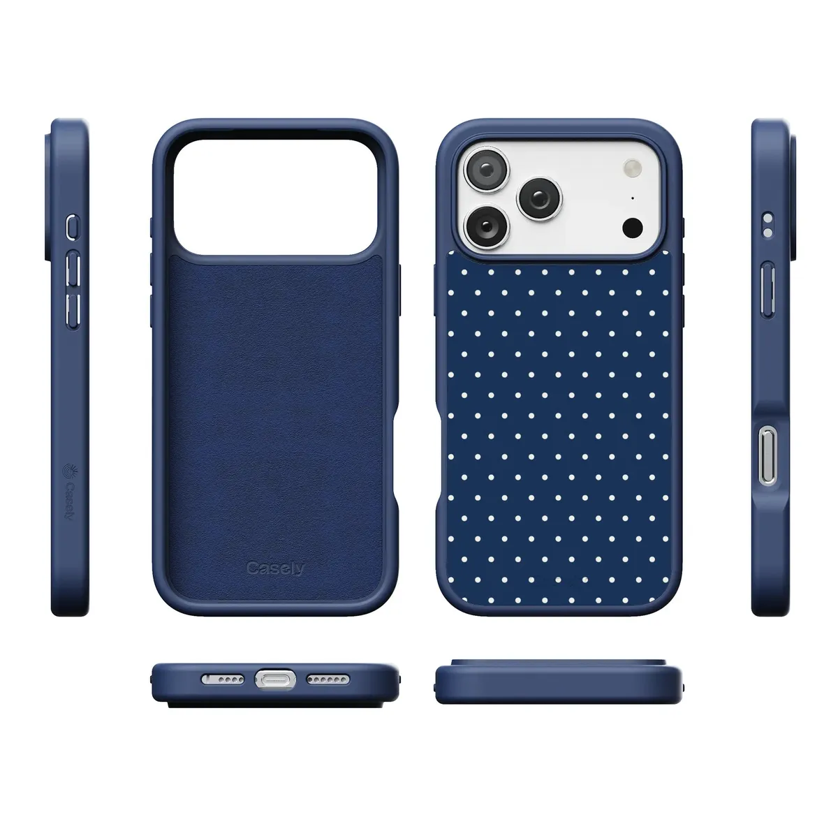 On the Dot | Navy Polka Dot Case - Image 167