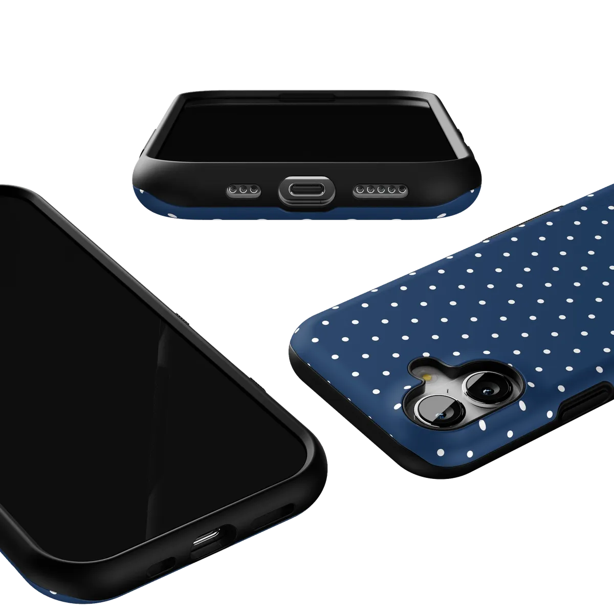On the Dot | Navy Polka Dot Case - Image 27