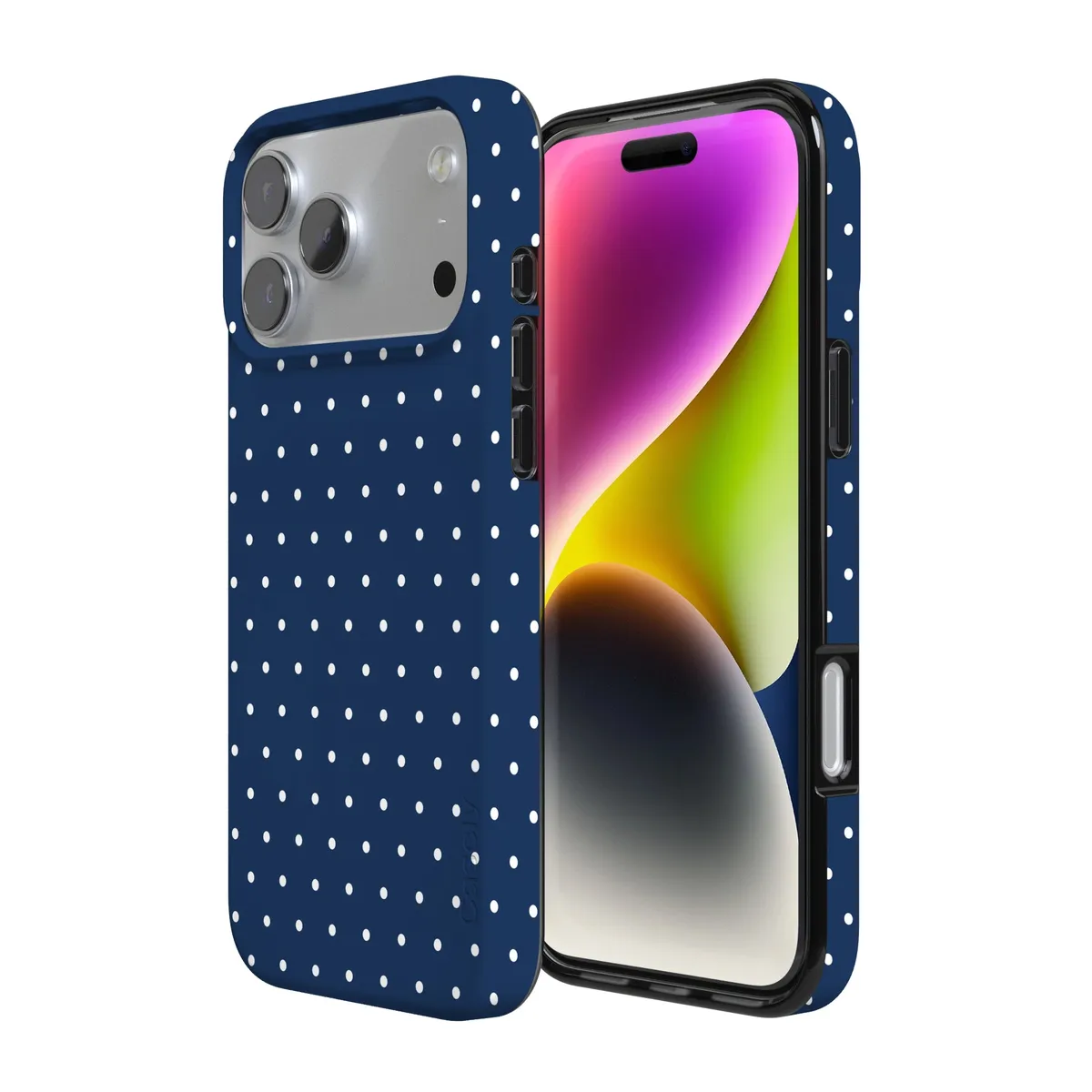 On the Dot | Navy Polka Dot Case - Image 78