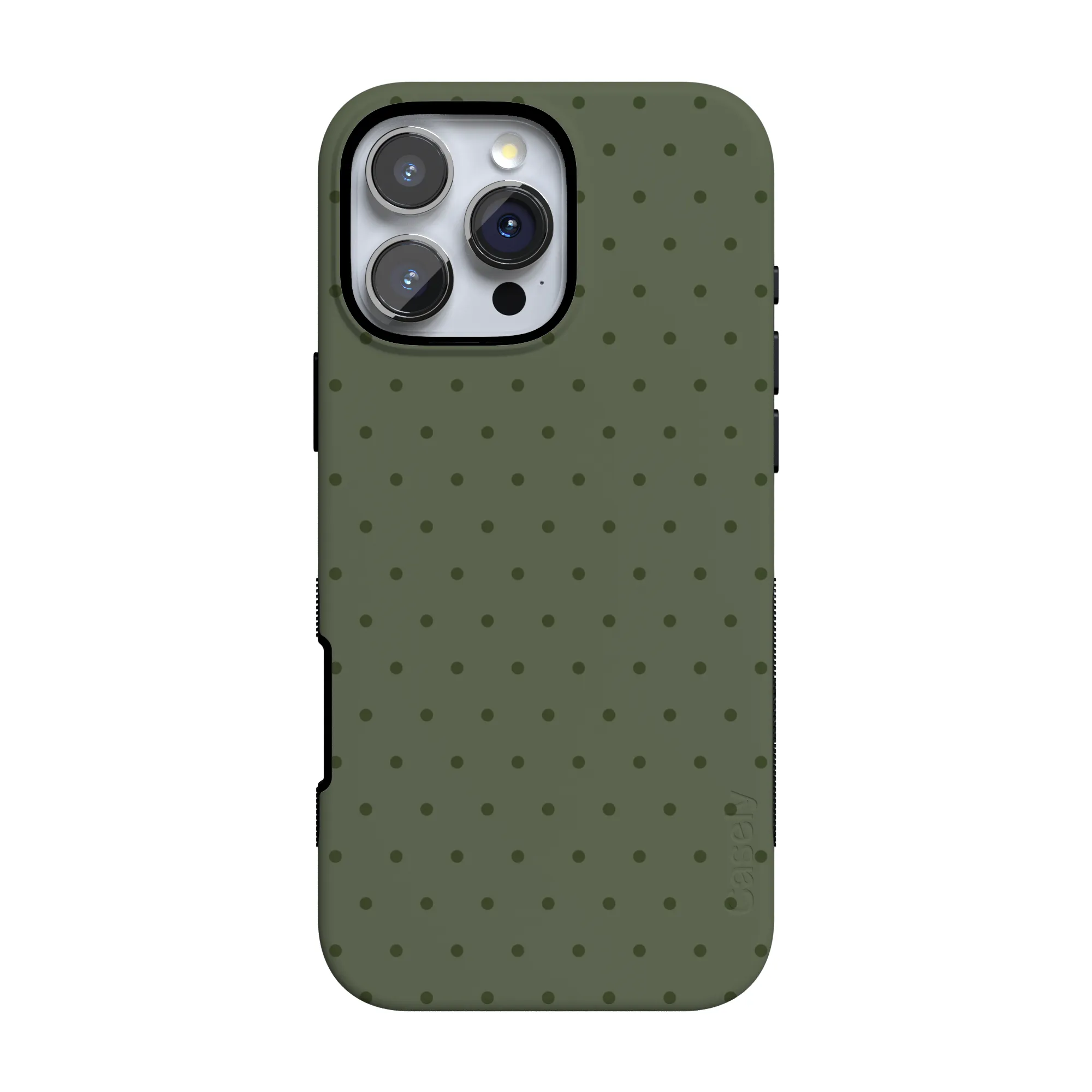 On the Dot | Olive Green Polka Dot Case - Image 6