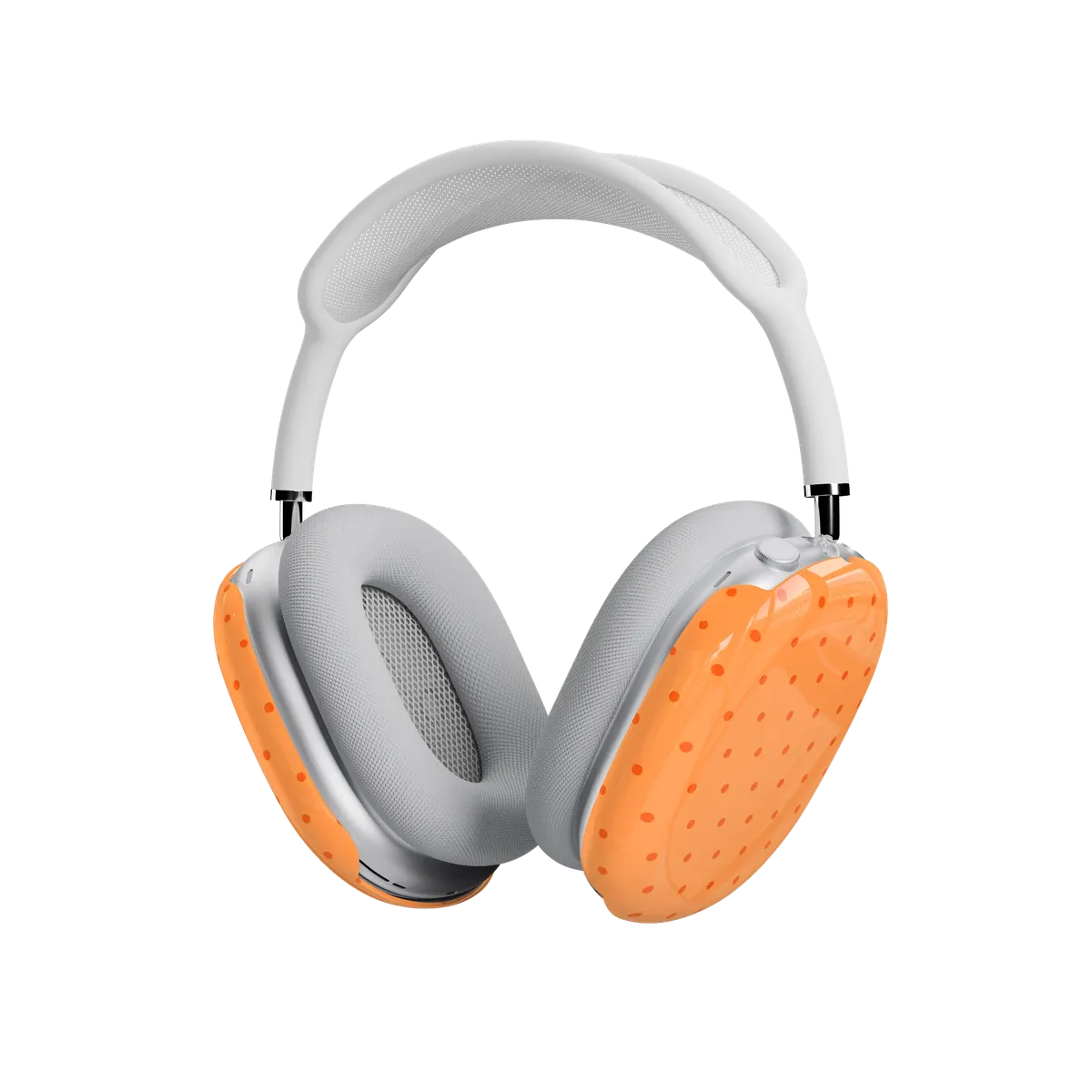 On the Dot | Orange Polka Dot AirPods Max Case - Image 2