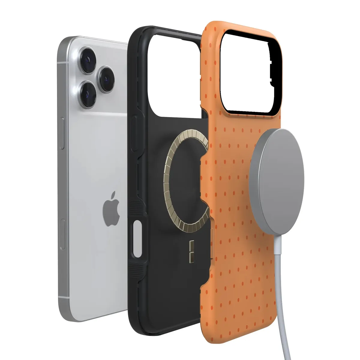 On the Dot | Orange Polka Dot Case - Image 3