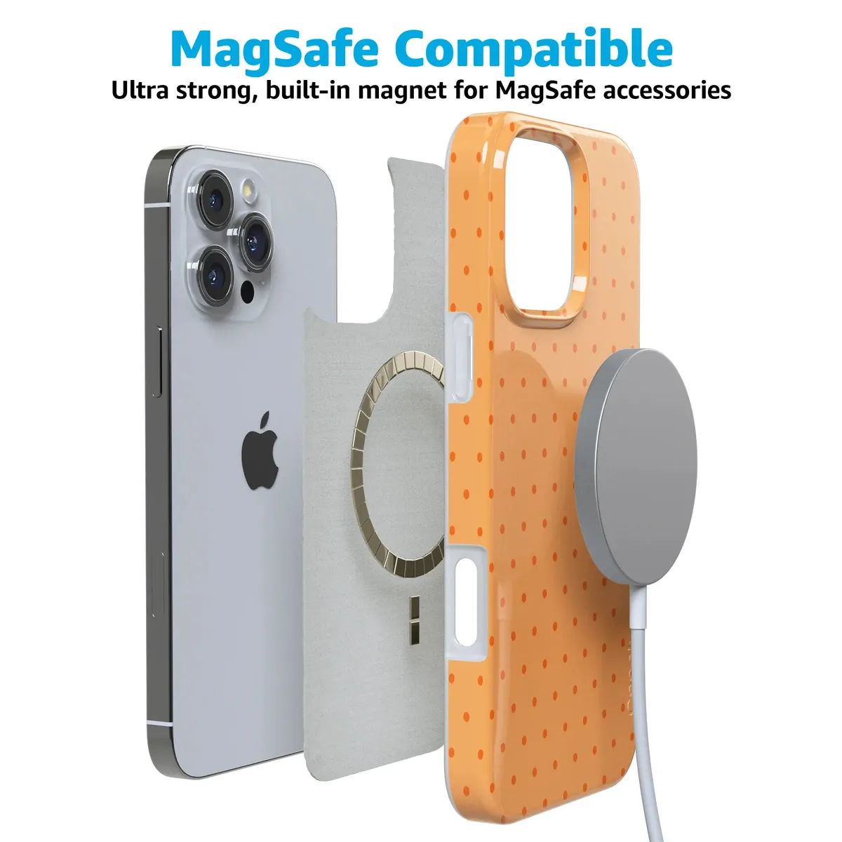 On the Dot | Orange Polka Dot Case - Image 65
