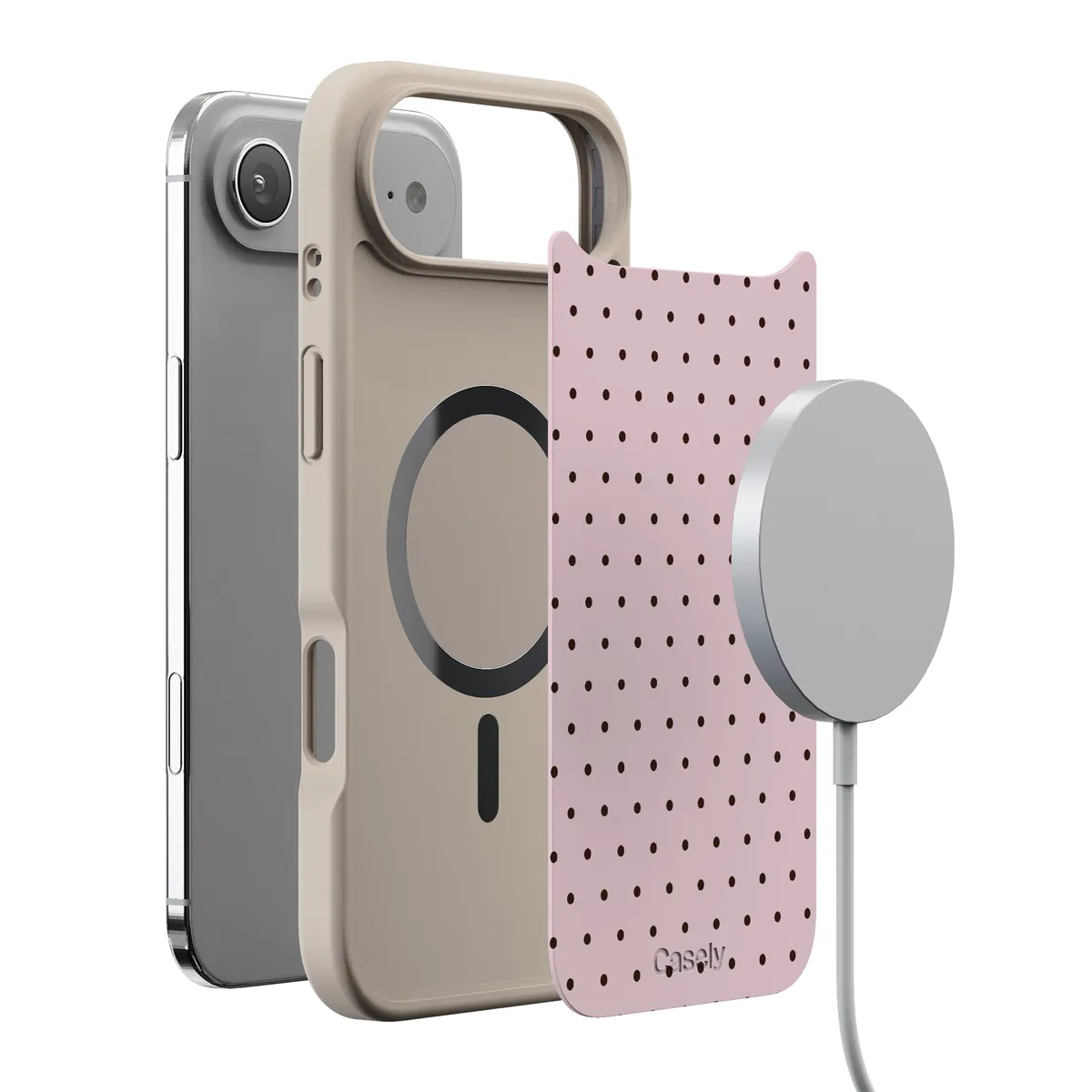 On the Dot | Pink Polka Dot Case - Image 171
