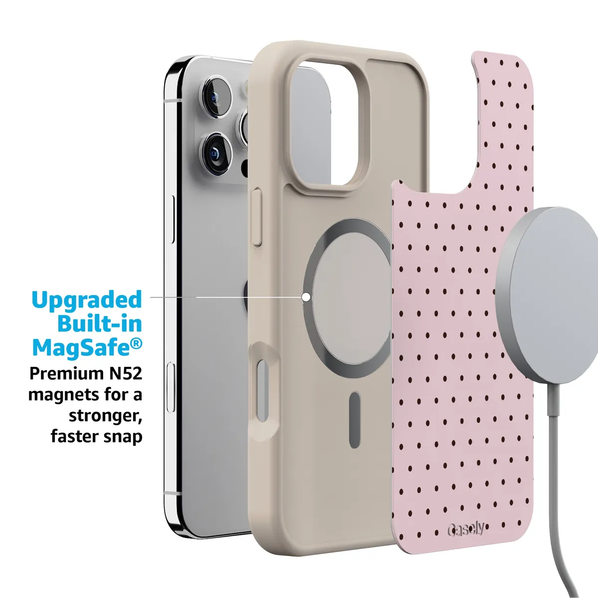 On the Dot | Pink Polka Dot Case - Image 181