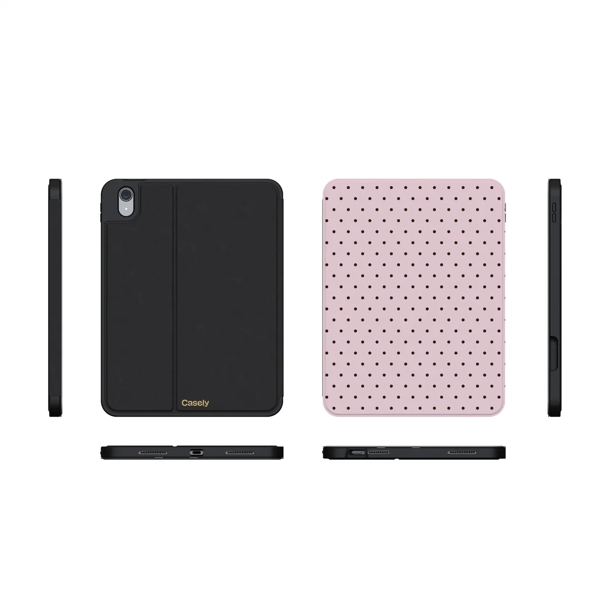 On the Dot | Pink Polka Dot iPad Case - Image 13