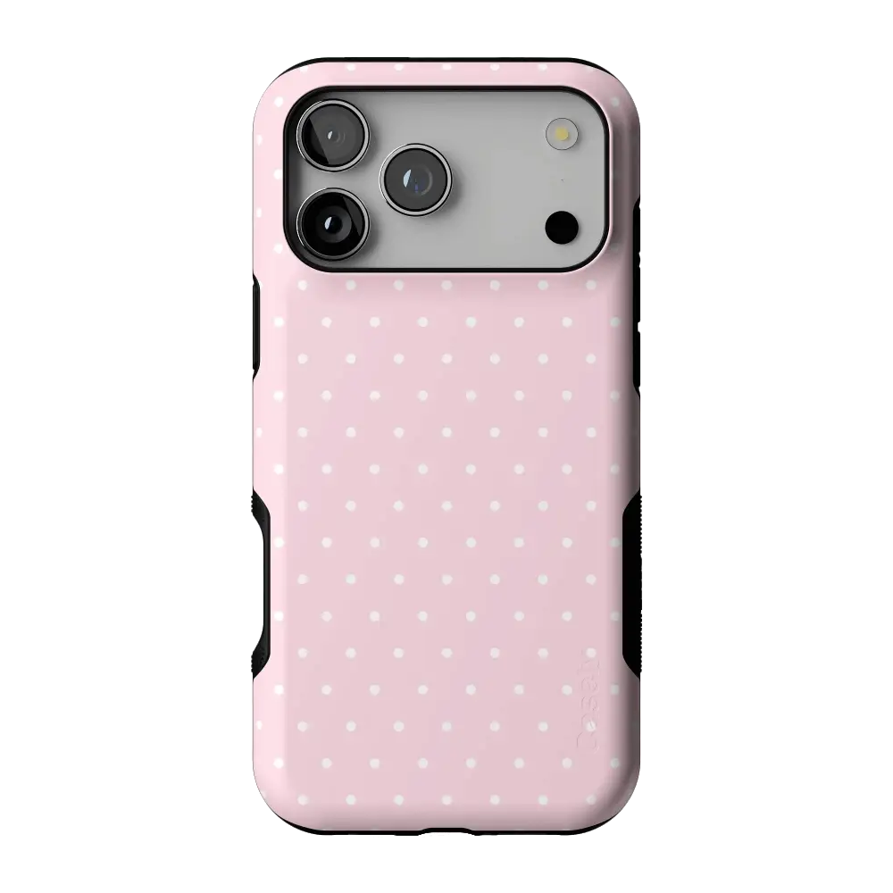 On the Dot | Pink & White Polka Dot Case