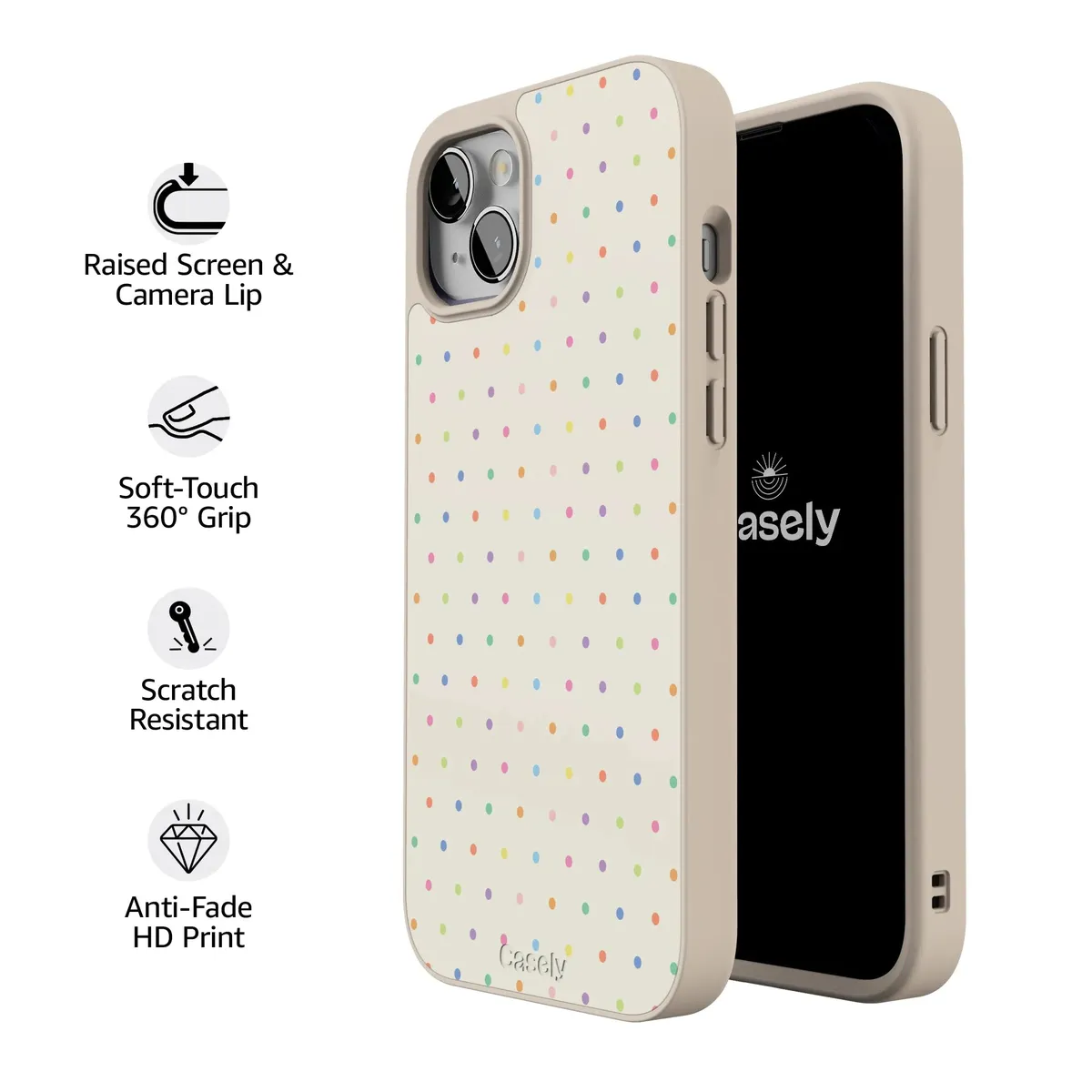 On the Dot | Rainbow Polka Dot Case - Image 198
