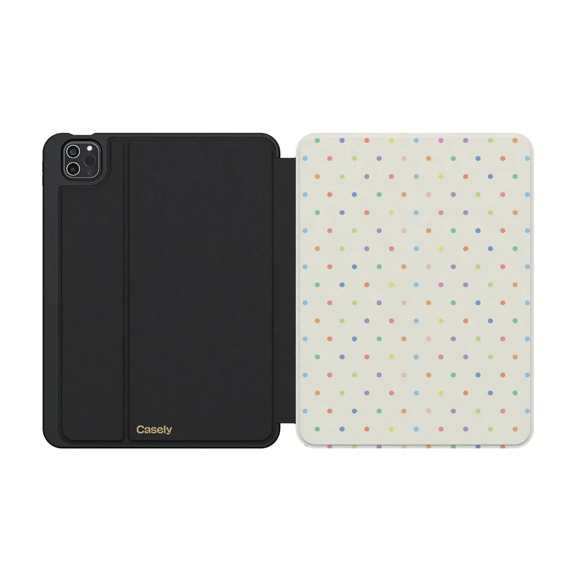 On the Dot | Rainbow Polka Dot iPad Case - Image 23