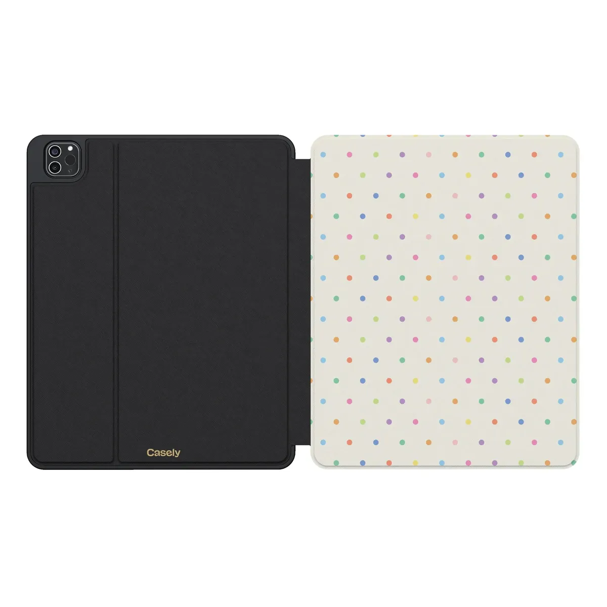 On the Dot | Rainbow Polka Dot iPad Case - Image 7