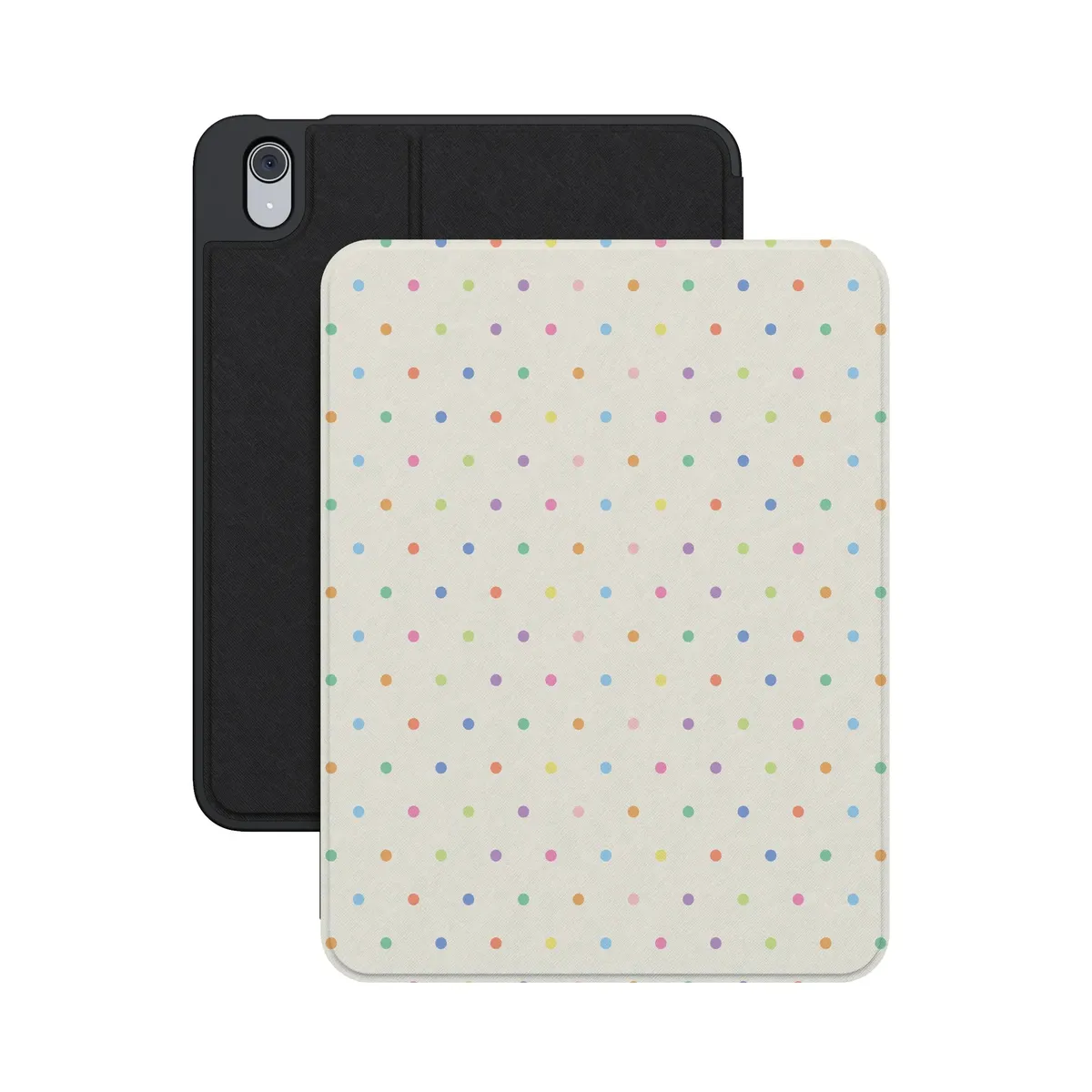On the Dot | Rainbow Polka Dot iPad Case - Image 9