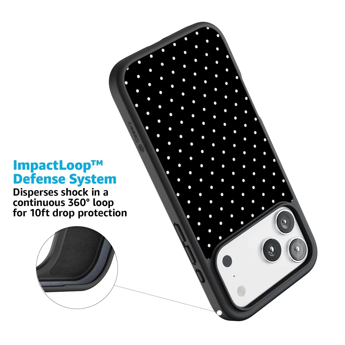 On the Dot | White Polka Dot Case - Image 182