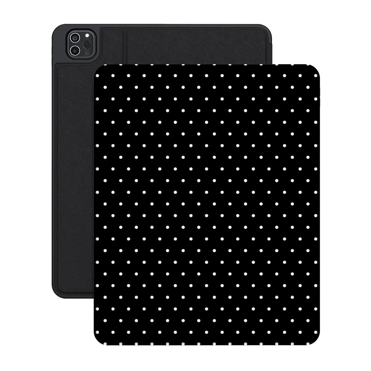 On the Dot | White Polka Dot iPad Case