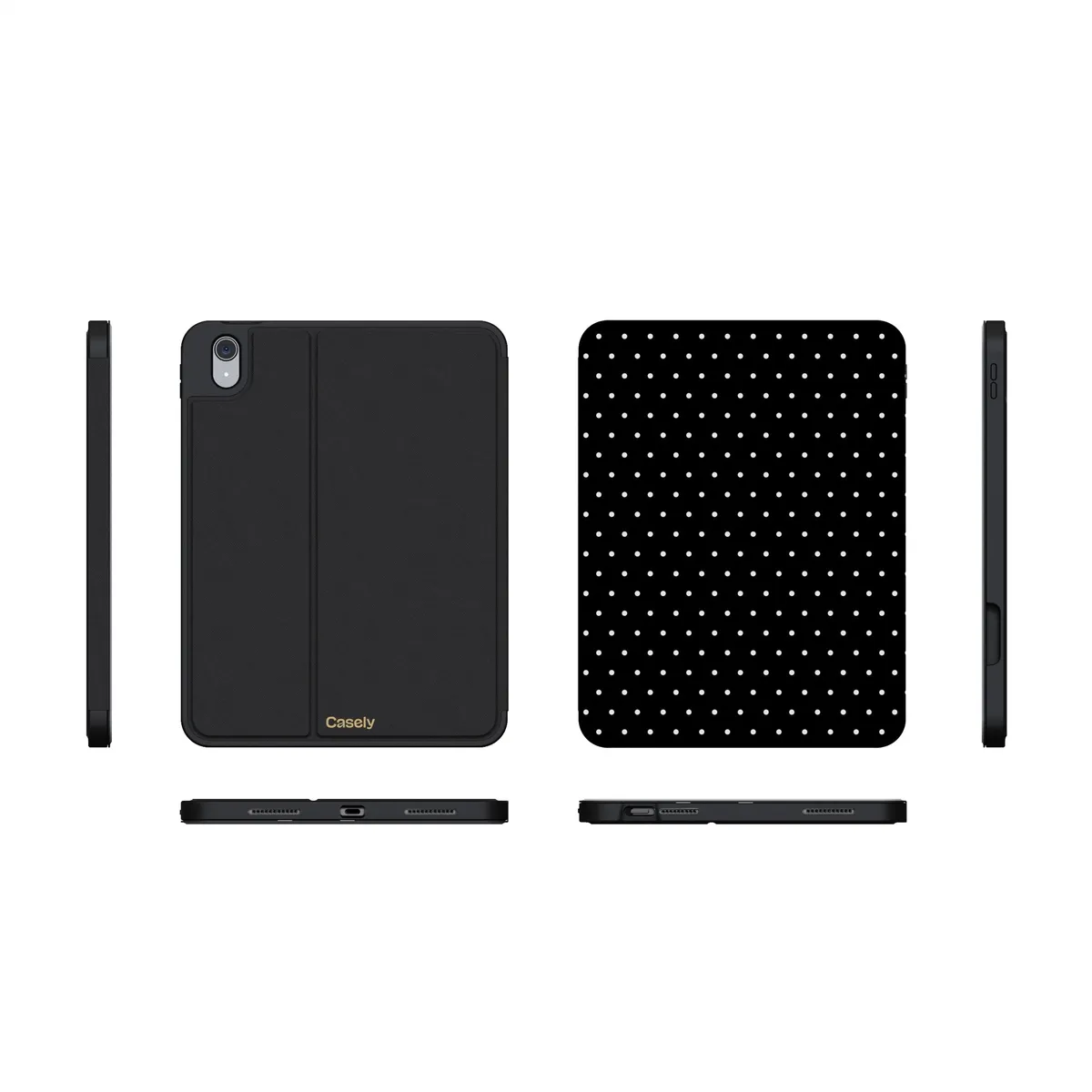 On the Dot | White Polka Dot iPad Case - Image 13