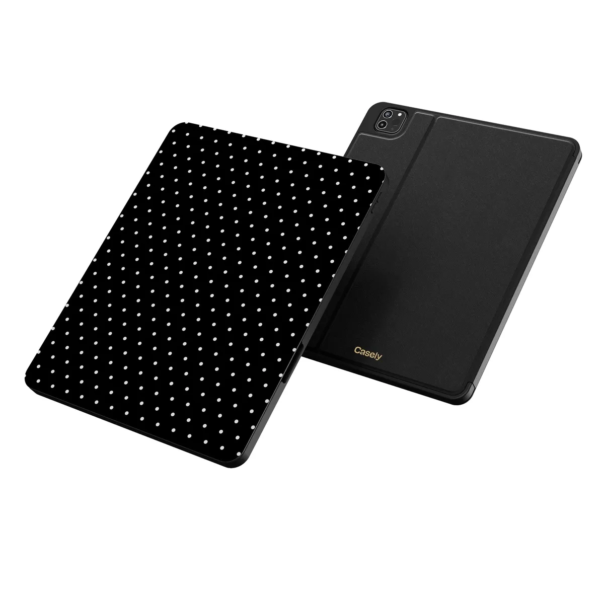 On the Dot | White Polka Dot iPad Case - Image 2