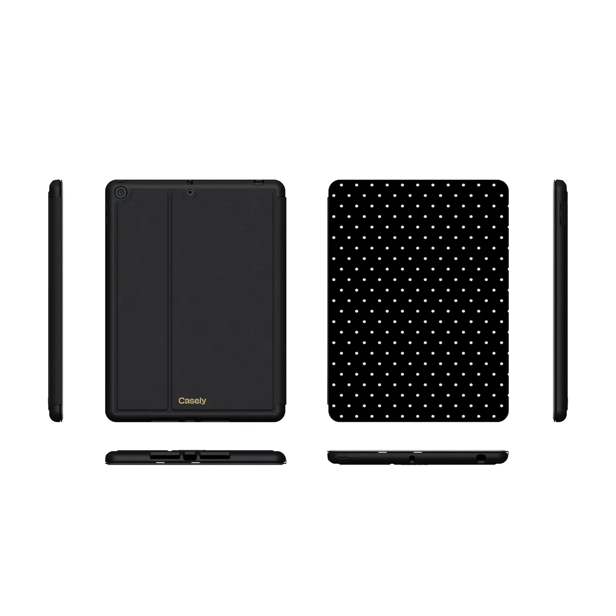 On the Dot | White Polka Dot iPad Case - Image 29