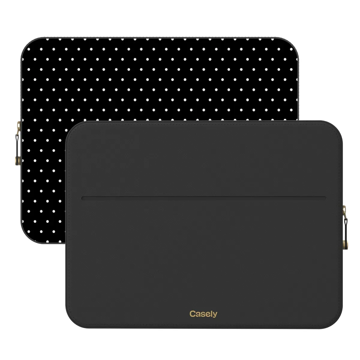 On the Dot | White Polka Dot Laptop Case - Image 12