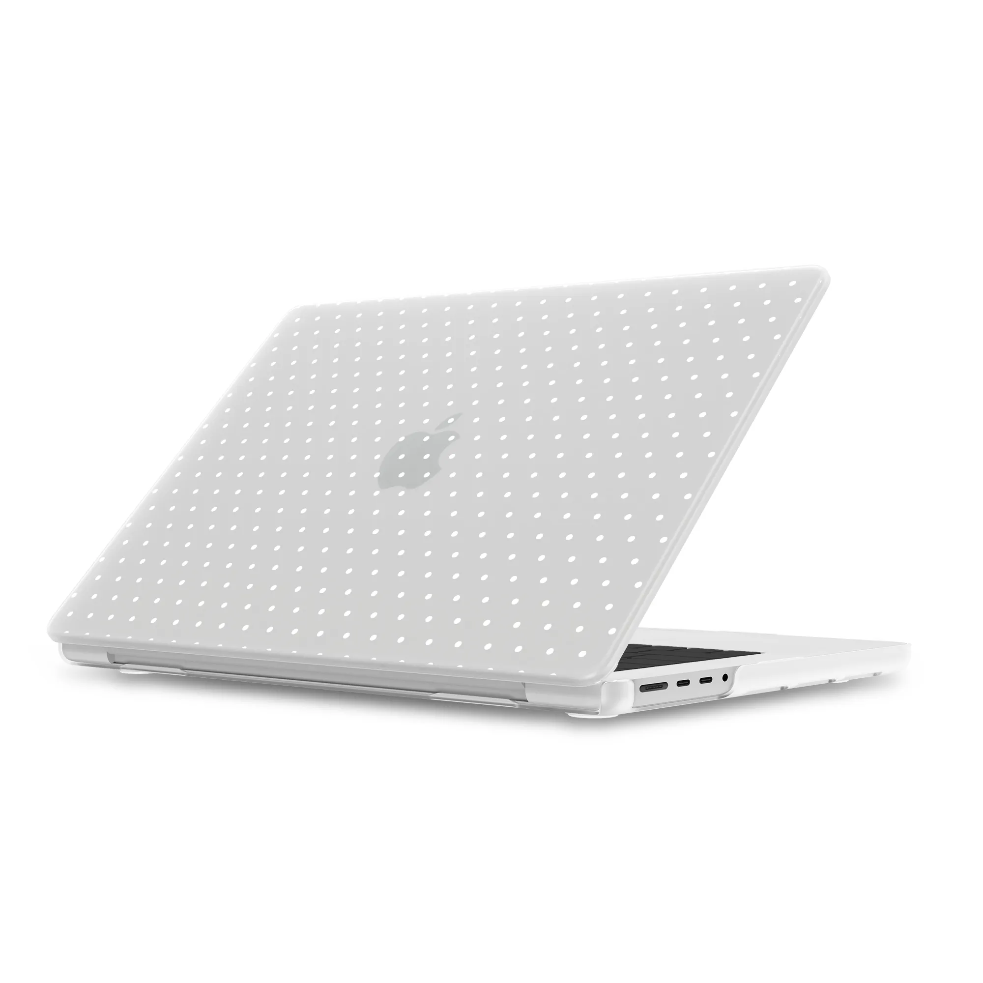 On the Dot | White Polka Dot Laptop Shell - Image 20